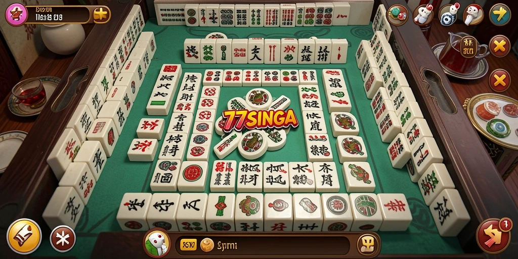 Screenshot menunjukkan gameplay seru dan menantang di 77SINGA.