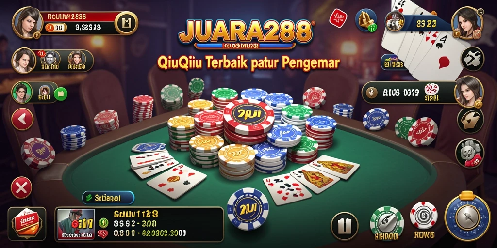 Tampilan menarik dari permainan QiuQiu JUARA288 dengan grafis yang memukau.