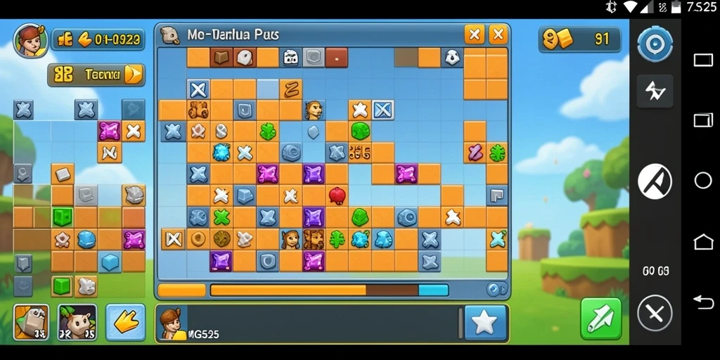 Tampilan gameplay MG525 yang menantang dan menarik.