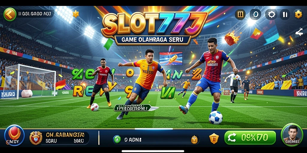 Gameplay seru SLOT777 dengan aksi olahraga mendebarkan.