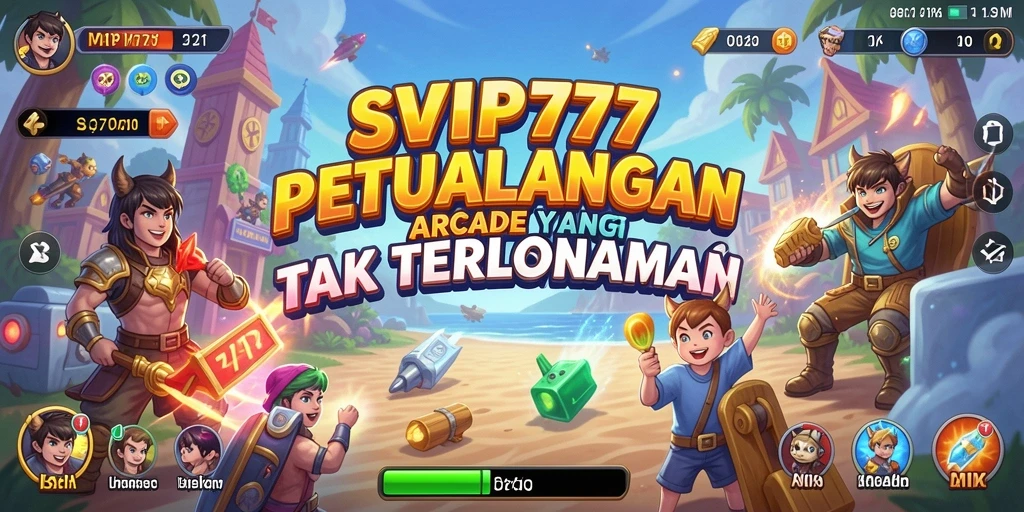 Screenshot gameplay SVIP777 menunjukkan aksi Arcade yang seru dan menantang.
