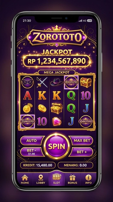 Screenshot fitur pencarian cepat di zorototo.